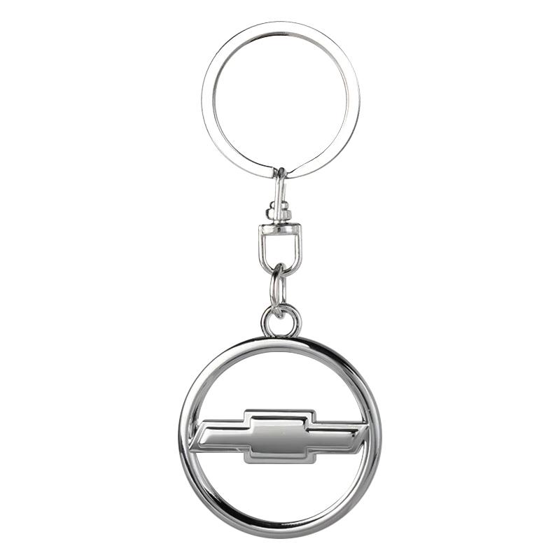 

1Pcs 3D Metal Car Badge Keychain Zinc Alloy Keyrings Auto Accessories for Chevrolet Camaro Trax Blazer Cavalier Onix Aveo Silverado Malibu Captiva срібний