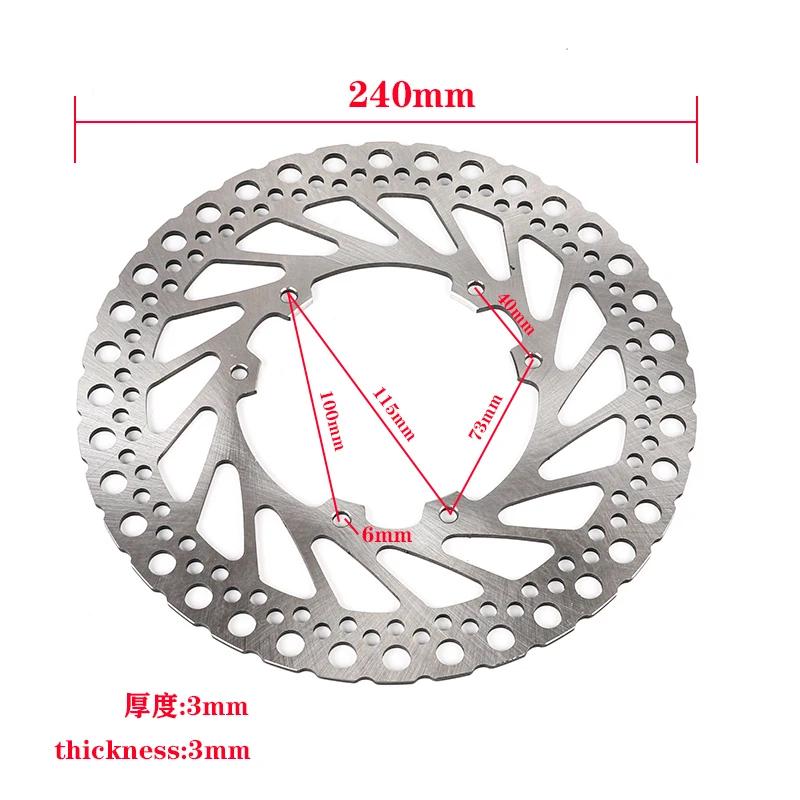Original motorcycle wear-resistant front and rear brake discs and brake pads suitable for Surron Ultra Bee electric dirt bike