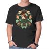 Unisex Crew Neck T-Shirt Portrait Of The Bride Graphic Short Sleeve Casual Tee