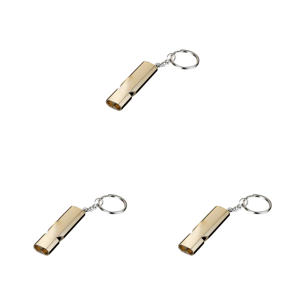 Metal Whistle Emergency Device Outdoor Whistles Colorfast Workmanship Camping Accessories Firmness Survival Prop White