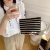 Large Capacity Knitted Stripe Cosmetic & Toiletry Travel Bag