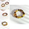 Crystal Trendy Womens Beaded Rings Set Showcasing Rich Colors And Design Elegant