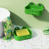 Seifenschale mit Frosch-Thema Lustiges und funktionales Badezimmer-Accessoire für Kinder und Erwachsene, um Seife trocken zu halten