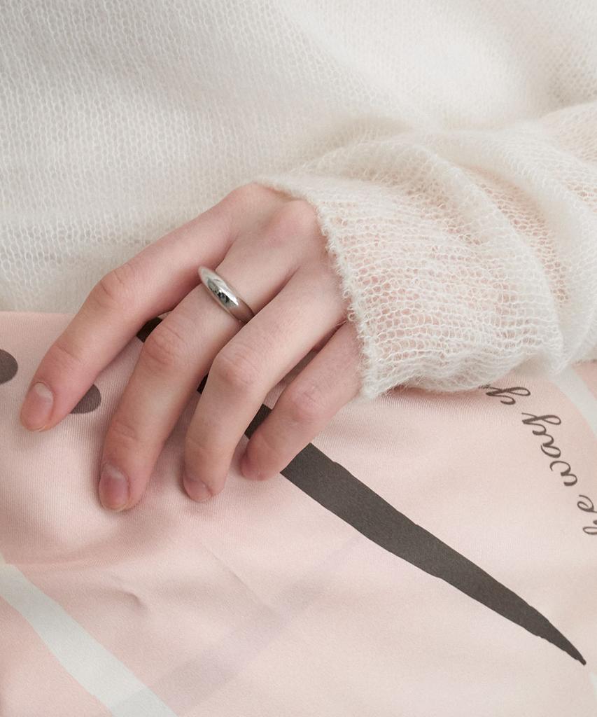 Halden Low Dome Ring (R017_Silver)