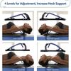 4 Levels Neck Stretch Massager Magnetic Therapy Adjustable Lumbar Support Cervical Spine Back Stretcher Relieve Pain Relax Tool