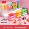 36-Color Lightweight Clear Clay & 24-Color Playdough Set for Kids