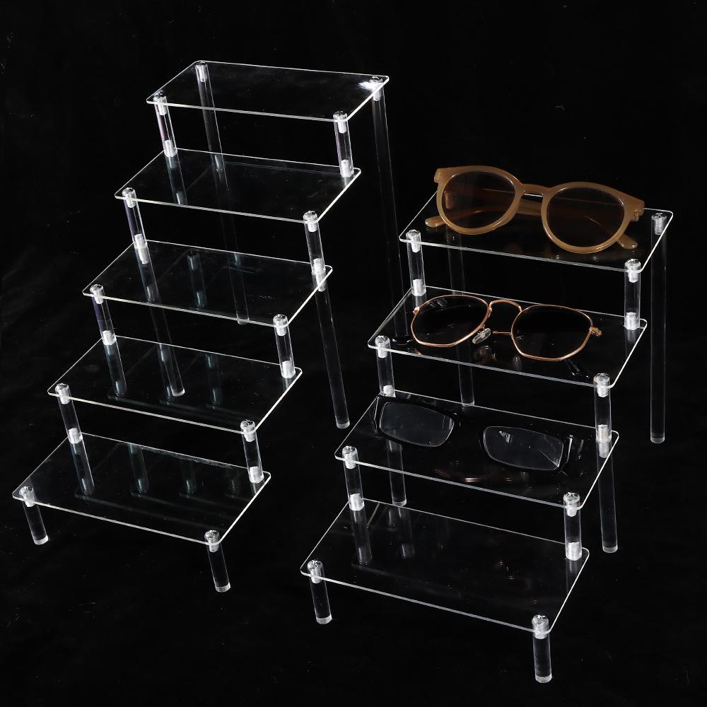 Clear Glasses Storage Rack Acrylic Eyeglasses Stand New Sun Glasses Display Shelf