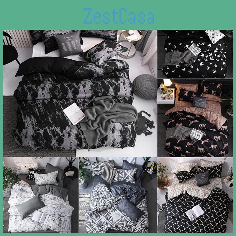 Quilt Set Bedding Luxury Bed Cover Sets 3pcs Marble Singledoubleking Size Quilt Cover