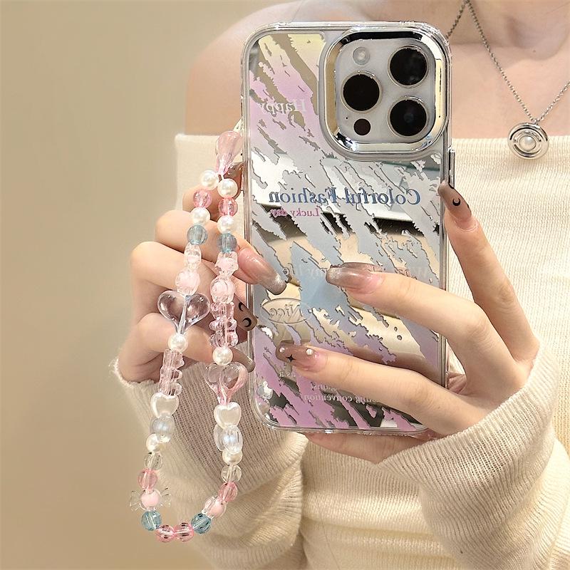 Zhitai 16Pro 3-in-1 Mirror Case for iPhone 14 and Apple 15 Pro Max, Ins Style Mobile Phone Accessory