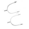 Stainless Steel Horse Spurs Round Head English Spur Harmless to The Horse for Horsemanship Lovers