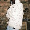 Hoodie Coat Star Print Pockets Zipper Closure Elastic Thread Cuff Long Sleeve Loose Unisex Hooded Streetwear Hip Hop Fall Winter