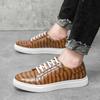 Fashion Leather Business Mens Casual Shoes New Designer Office Shoes High Quality Walking Sport Shoes for Men Tennis Sneakers