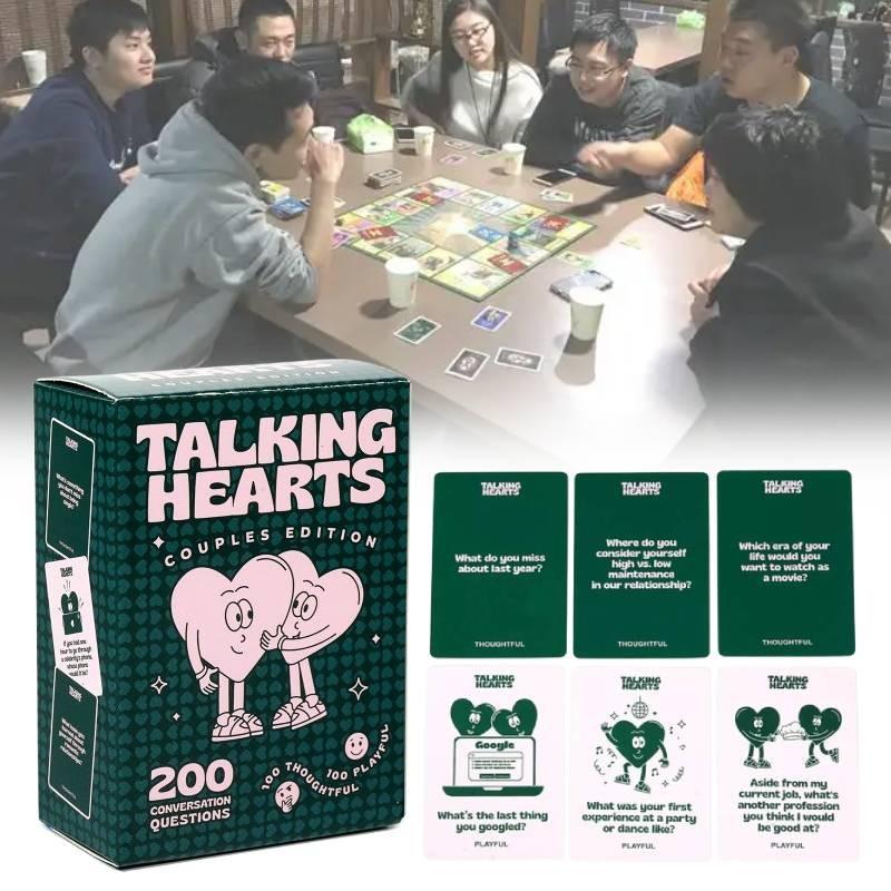 Engaging English Version Talking Hearts Strategy Card Game For Social Gatherings And Family Fun