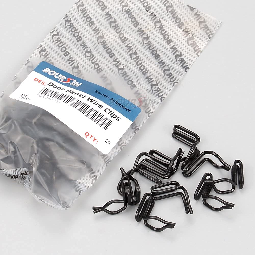 30Pcs Door Trim Panel Fasteners Retainer Clips Compatible with Ford Chrysler Dodge Plymouth Truck Pickup Van 9361 1900654 6002372 358470 Metal Spring