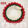 Cute Pet necklace Hand-knitted Saliva Towel Kitten Cat Puppy Adjustable Collar Pet Decorative Dog Cat Collar Pet dog Accessories