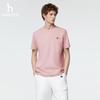 HAZZYS Men's Waffle Knit Crew Neck Short Sleeve T-Shirt