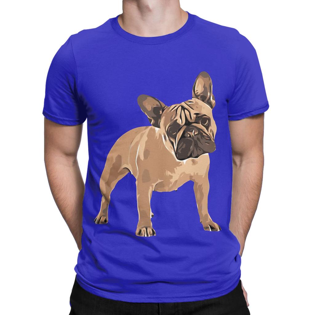 French Bulldog Dog Dogs Animals Art Paint Draw Design Funny 100 Cotton TShirt French Bulldog Tops Tees For Unisex