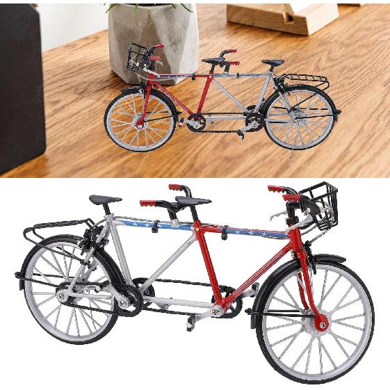 Разборная модель велосипеда, Мини-модель велосипеда-тандема 1:10 Симуляция Металл Резина Модель Велосипеда Коллекции Украшение для Дома Стол Декор