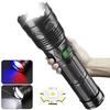 High Power LED Flashlights USB Rechargeable Built-in 4500MaH Battery Hand Light Zoom Torch Lamp For Emergency Camping Lighting