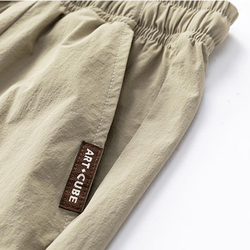 Men's Plus Size Ice Silk Quick-Dry Breathable Shorts