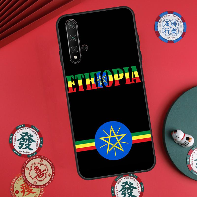 Ethiopia Flag For Huawei Nova 11 Pro 9 10 SE Y70 Y60 Y90 Y61 Y91 Y73 Y72 12s 12i 11i 8i P30 P40 Lite Case