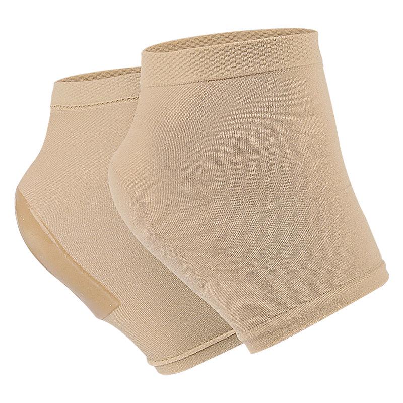 Silicone Heel Protector Anti-Crack Sleeve for Men & Women - Moisturizing Heel Socks