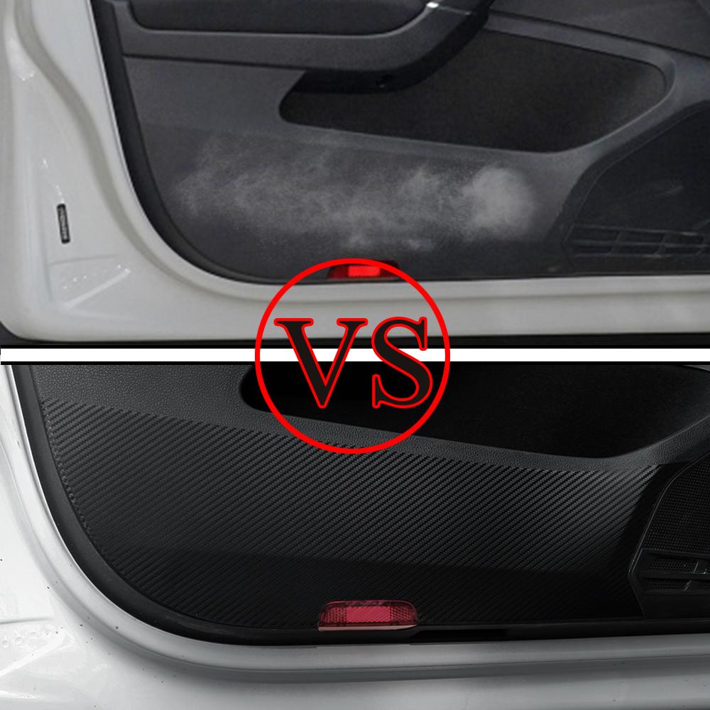 Carbon Fiber Pattern Inner Door Panel Cover PVC Sticker for Volkswagen VW Golf 7 MK7 7.5 MK7.5 2012 - 2019 Auto Stickers