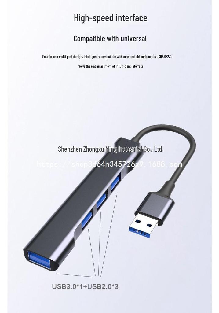 4-in-1 USB 3.0 Type-C Hub for Apple Laptops