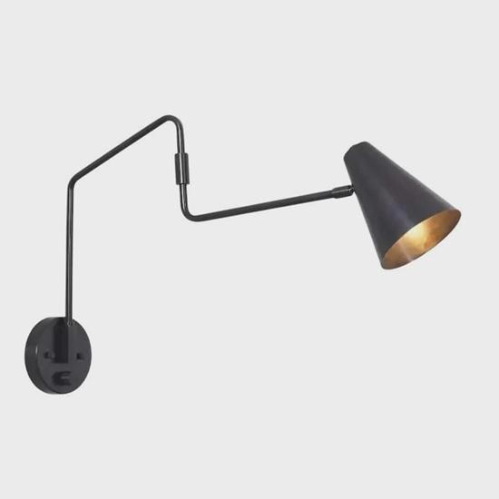 Mid-Century Moderní mosazné nástěnné svítidlo ve stylu Sputnik, kloubová lampa, dárek, dekorativní předmět