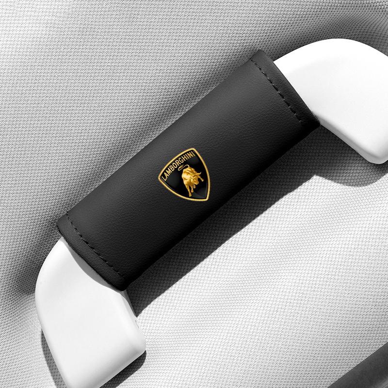 

Suede Car Roof Armrest Pull Cover Handle Gloves Protection Auto Accessories For Lamborghini Urus Huracan Aventador Premium