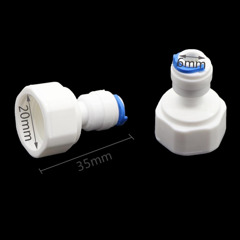 5 Pcs 1/2 Inch Female Thread To 6mm Slip Lock Quick Connector 1/4 Inch Joint Valve Butt Pneumatic Pipe Connector Garden Supplies