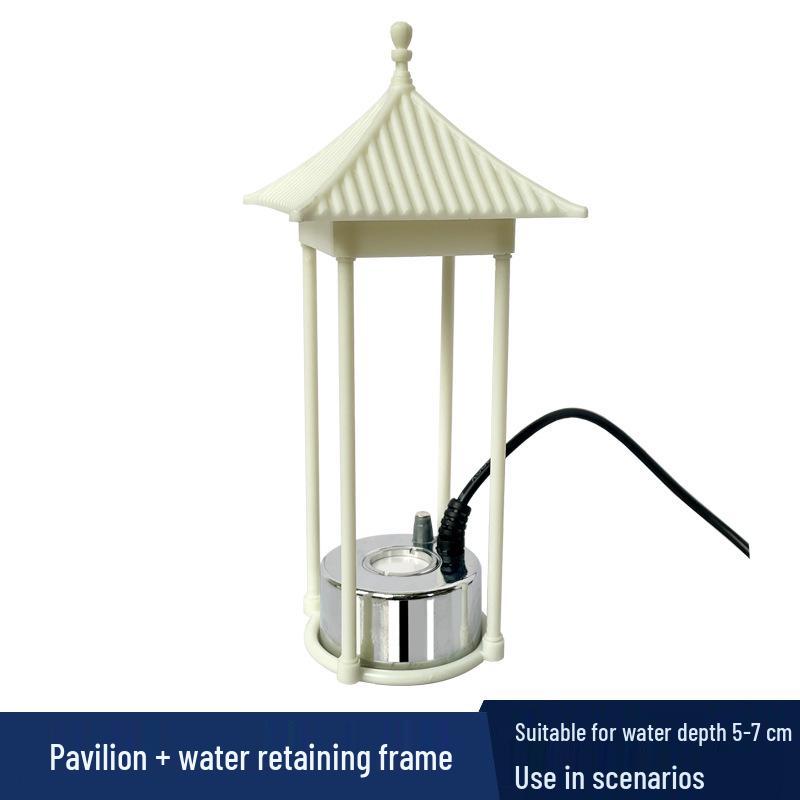 Ultraschall-Zerstäuberkopf mit Lotus-Wasserhaltegestell für Kristallkugel-Tank