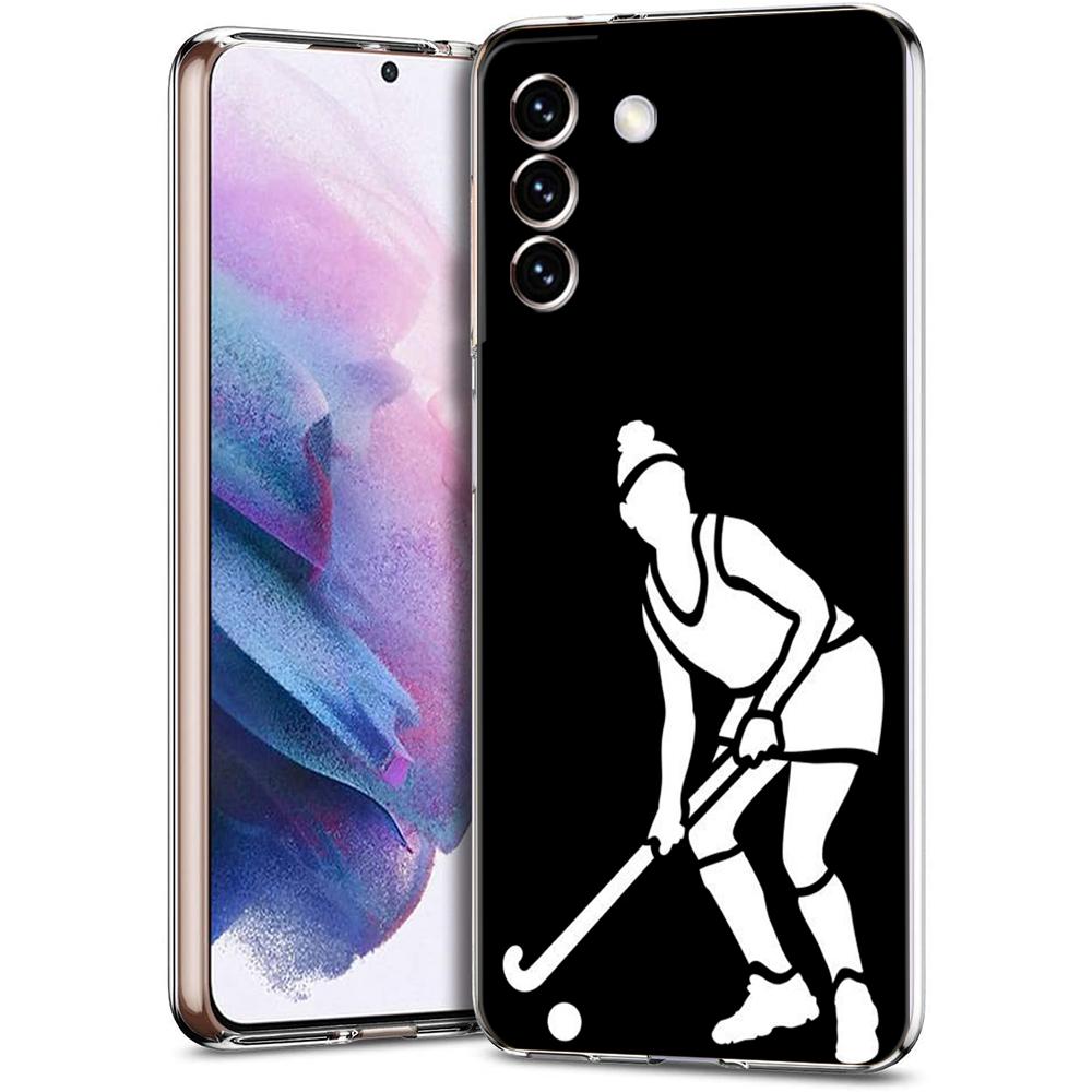 Ice Hockey Rink Phone Case For Samsung Galaxy S24 Ultra S23 FE S22 S20 S21 5G S10 S9 Plus S10E S8 Soft Silicone Clear Cover