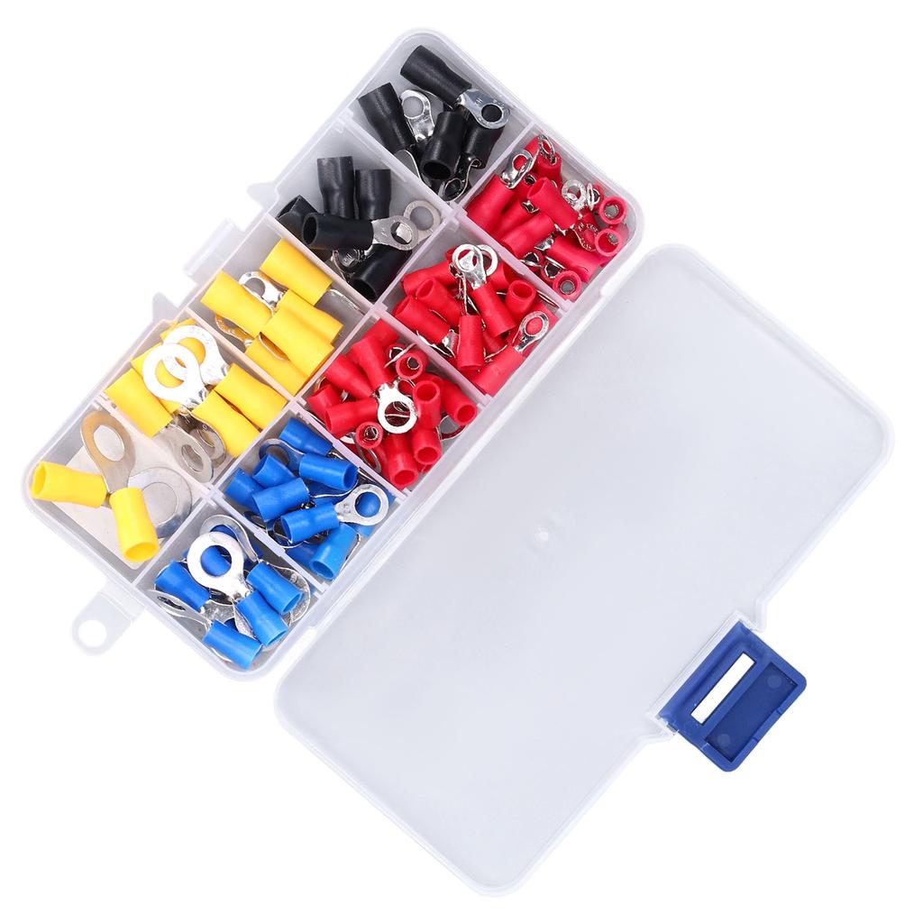 Cheap 102Pcs Wire Connector Electrical Crimp Ring Terminal Tool Set Kit for Home Vehicle Joom