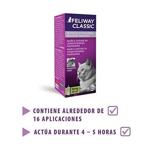Spray FELIWAY - Feliway - 20ml - Phéromone naturelle - Inodore - Pour chats