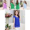 New Fashion Women's Loose Casual Chiffon Summer Short Sleeve T-shirt Blouse Elegant And Breezy