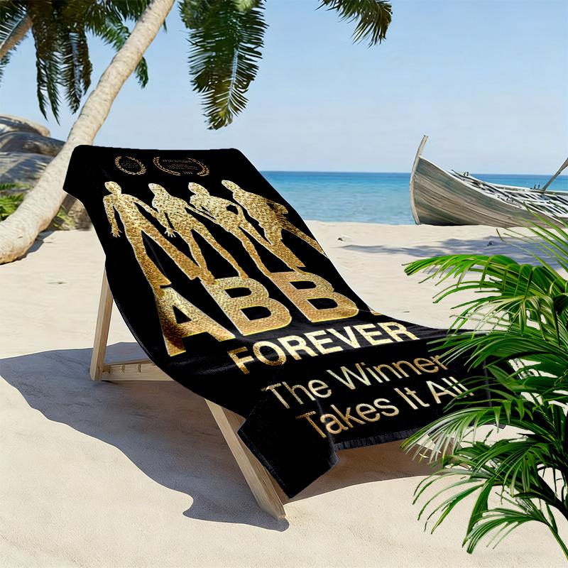 Rock Legends Unite Beach Towel Portable for Travel Beach Seaside Swim Absorbent Bath Towel Fashion Beach Comfort Printing