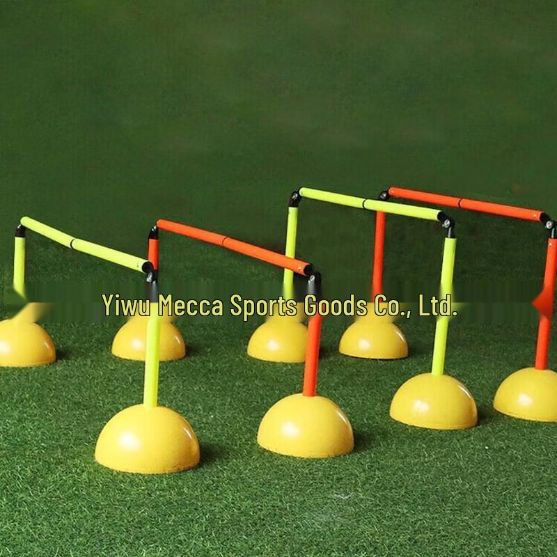 WEZHO Folding Soccer Training Marker Poles & Hurdle Kit