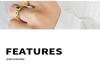 Korean Style 18K Gold-Plated Choker Necklace with Zirconia Diamond Inlay, Titanium Steel Women's Jewelry