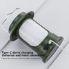 Portable Solar USB Rechargeable LED Camping Lamp Dimming of Cold and Warm Outdoor Environmental Protection Camp Tent Lantern
