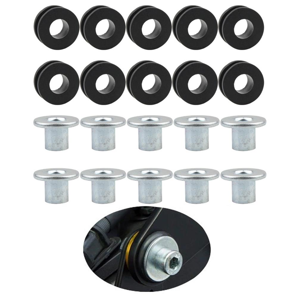 Motorcycle Rubber Grommets Bolt Kit Fairing Screw Washer for Honda CBR 954 929 Yamaha R1 R6 YZF 750 600 Suzuki GSXR