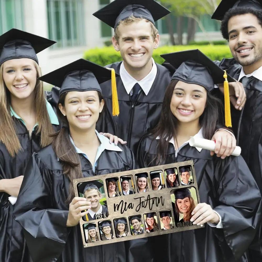 Wooden School Picture Frame Pre-k-12 Graduation Graduation Picture Frame  Graduation Keepsake