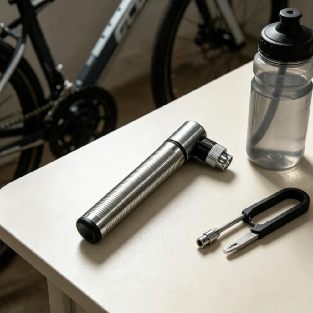 Mini Size Mini Bike Pump Aluminum Zinc Zinc Alloy Mini Air Pump Riding Equipment Bicycle Pump Cycling