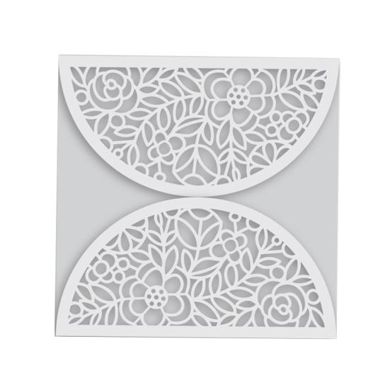 Semicircle Flower Metal Cutting Dies DIY Scrapbooking Paper Cards Album Stencil