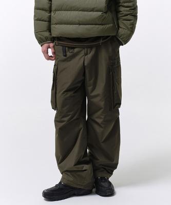 [City Leisure] Padded Belted Cargo Pants [Olive Green]