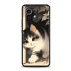 Colorful Cat Design Phone Case Cover for Xiaomi Mi 17 15 14 13 12 11 Ultra 15T 14T 13T 12T 11T Pro Lite 5G Soft TPU Shell Fundas