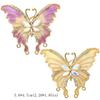 Insect Backpack Decoration Baking Paint Butterfly Moth Pin Wings Enamel Badge  Jewelry Gift