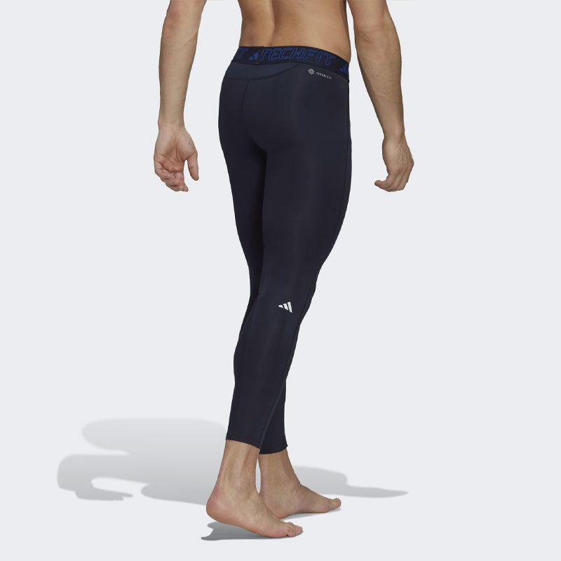 adidas Techfit Edző Hosszú Leggings Sportnadrág Férfi Sötétkék HD3522