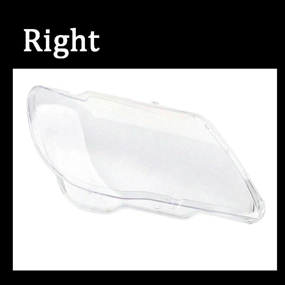 1Pair Car Styling Headlight Clear Cover Front Headlamp Lens Clear Lamp Cover Shell For BMW 7 Series E65 E66 2005-2008