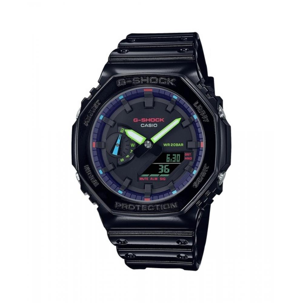 

G-SHOCK Виртуальная Радуга: Серия Gamer RGB/ GA-2100RGB-1AJF